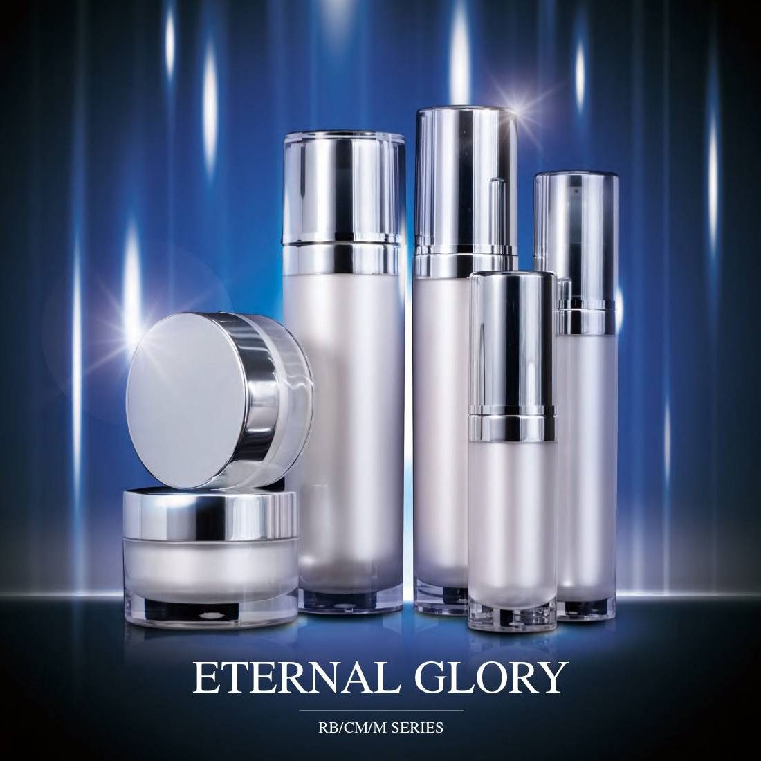 Eternal Glory (luxe cosmetische en huidverzorgingsverpakkingen van acryl) RB / CM / M-serie
