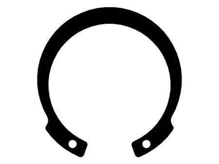 Anéis de retenção invertidos métricos JIS para furos - Anéis de retenção invertidos métricos JIS para furos