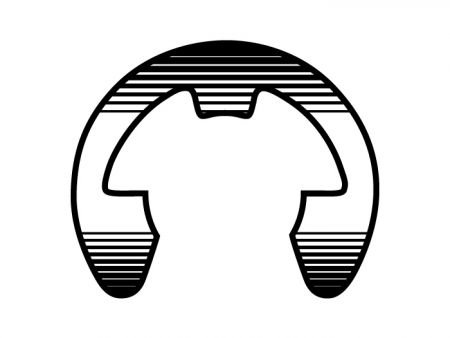 JIS Metric Bowed E-Type Retaining Rings for Shaft