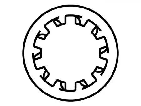 JIS metrické ozubené zámky vnitřní podložky B1251 (B1255) - JIS metrické ozubené zámky vnitřní podložky B1251 (B1255)