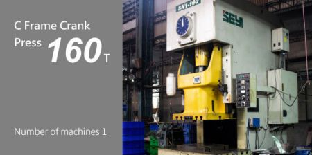 เครื่องโรงจักรแบบซีเฟรมแบบเครื่องโรงจักรแบบเครื่อง 160 ตัน จำนวนเครื่อง 1 เครื่อง