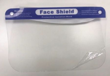 Escudo facial protetor médico