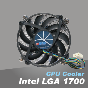 Enfriador de CPU Intel LGA 1700 - Enfriador de CPU de aire para socket  Intel LGA1700., Fabricante de ventiladores de enfriamiento y enfriadores  de computadora por más de 30 años