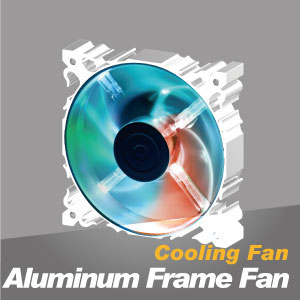 De aluminium frame koelende stille ventilator biedt krachtigere warmteafvoer en een robuuste constructie voor verbeterde prestaties.