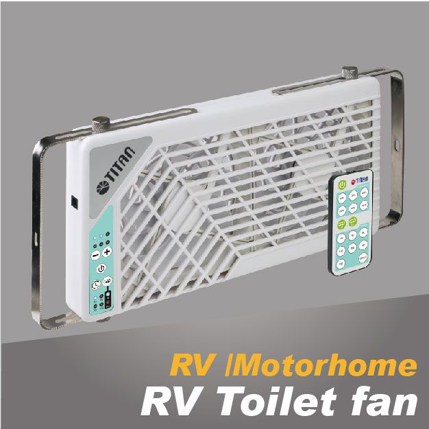 TITAN Ventilador de ventilación para inodoro de RV
