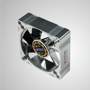 TITAN 12V DC 80mm Aluminum Frame Cooling Fan with EMI/RFI Protection ...