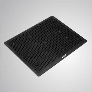 Tapis De Refroidissement Pour Ordinateur Portable Avec Ventilateur 14 Cm - Ports USB 2 En 1, Lumière LED Bleue, Support Inclinable - 9