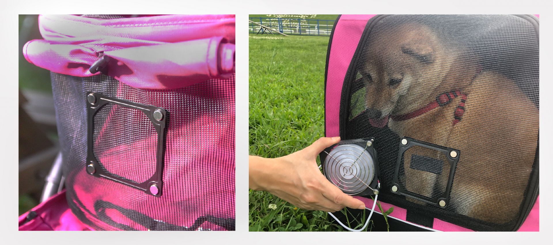 إطاران معدنيان للتثبيت في أي مكان دون الحاجة للفك