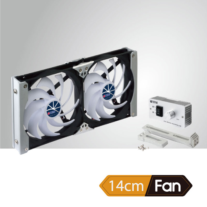 12V DC Multi-Puropse Rack Mount Ventilation Cooling Refrigerator Fan ...