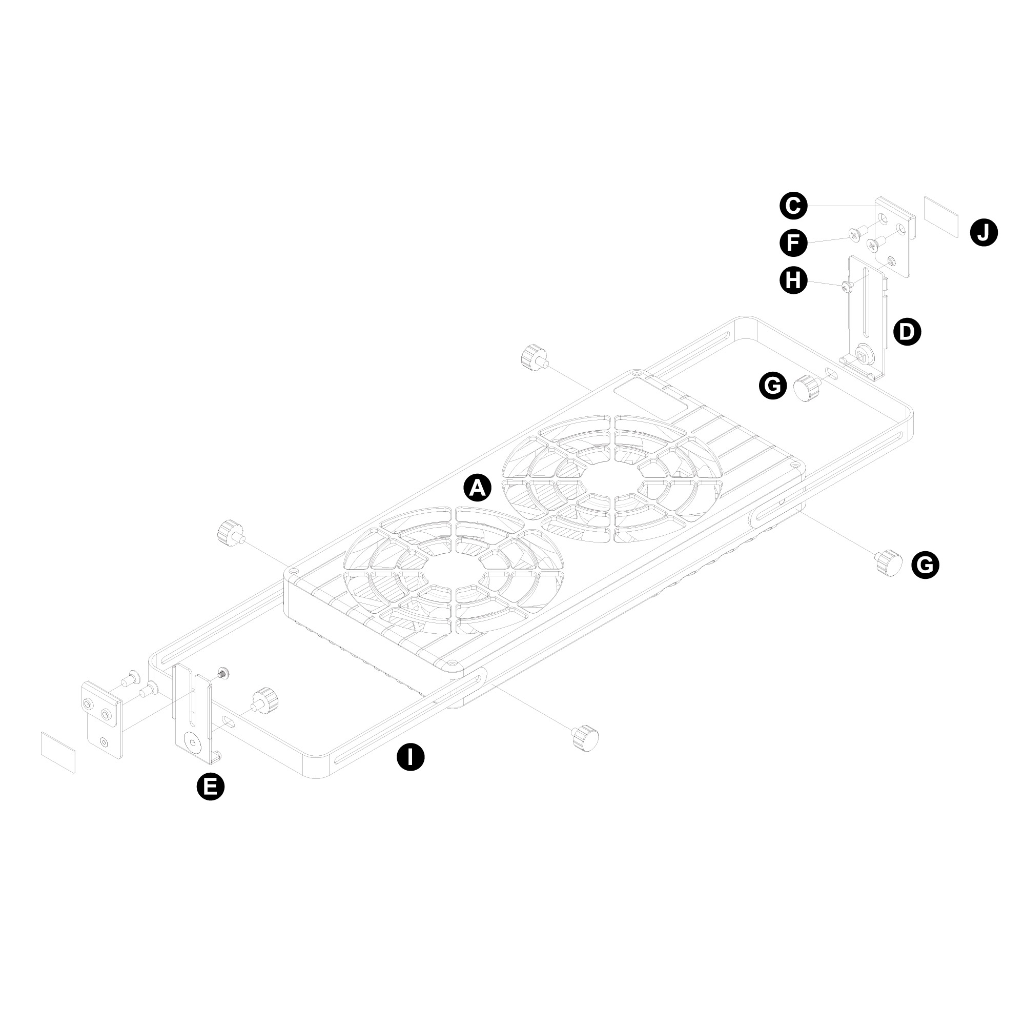 TITAN 12V DC Double Reversible Roof Window Ventilation RV Fan | TTC ...