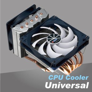 Universeller CPU-Kühler - Der CPU-Luftkühler bietet hochwertige Heiz- und Kühlungslösungen, um zu verhindern, dass Ihr Computer einfriert.