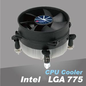 Intel LGA 775 CPU-Kühler - Die Kombination aus Aluminiumrippen und einem leisen Lüfterdesign sorgt für unglaublich effiziente Kühlleistung.
