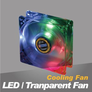 Ventilador de enfriamiento LED / transparente - Ventilador de enfriamiento LED y transparente