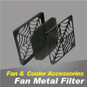 Filtro de ventilador / Rejillas protectoras - El filtro de metal del ventilador de refrigeración puede prevenir el polvo y proteger los dispositivos.