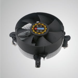 Intel LGA 1155/1156/1200- Diseño de perfil bajo CPU Air Cooler con aletas de enfriamiento de aluminio y ventilador de enfriamiento de 95 mm- Serie 156V925X