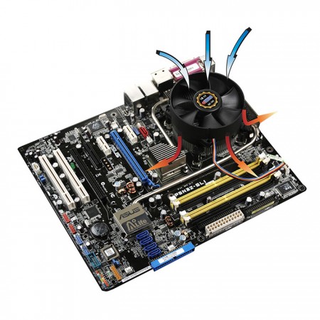 Intel LGA 775 platformu ile uyumludur.
