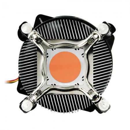 Isı iletkenliğini hızlandırmak için yükseltilmiş 30mm saf bakır taban: DC-775K925Z/R/CU30 & DC-775K925Z/RPW/CU30