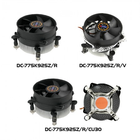 DC-775K925Z Serisi CPU Soğutucu Modeli İllüstrasyonu