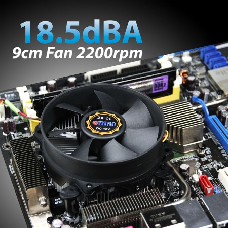 95mm ultra sessiz fan ile iyi soğutma ve sessiz performans sağlar