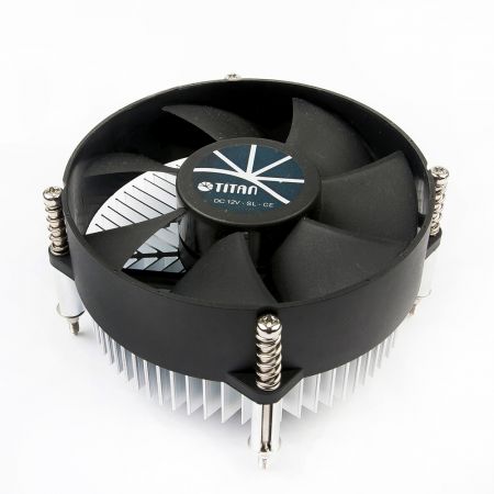 Intel LGA 775 - Refroidisseur d'air CPU avec ventilateur de 95mm et ailettes de refroidissement en aluminium / TDP 65W