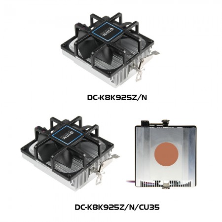 Illustration du modèle de refroidisseur de CPU de la série DC-K8K925Z