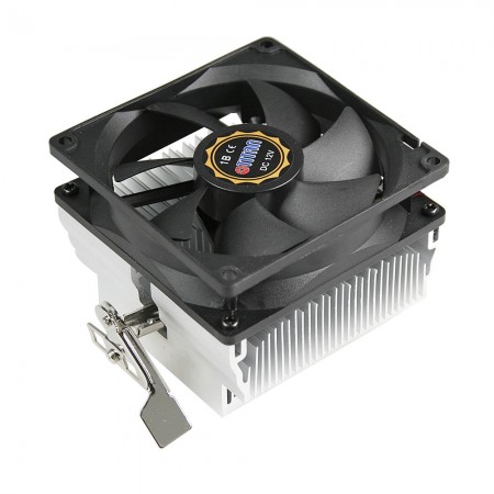 Dieser CPU-Kühler ist mit hochwertigen Aluminium-Kühlrippen und einem extrem leisen 92mm-Lüfter mit quadratischen Rahmen ausgestattet.