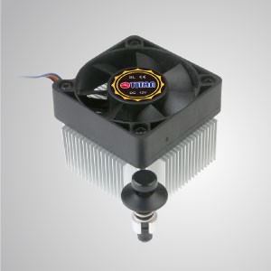 AMD- Ventilateur de CPU avec ventilateur de refroidissement de 50mm et ailettes de refroidissement en aluminium / TDP 35W