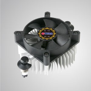 Refrigerador de aire para CPU AMD con ventilador de enfriamiento de 60 mm y aletas de enfriamiento de aluminio / TDP 35W