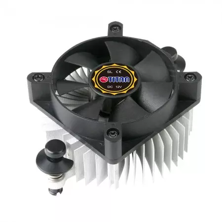 Equipped with high quality aluminum cooling fins and extreme 50mm frameless silent & cooling fan, this CPU cooler can significantly enhance thermal sink.