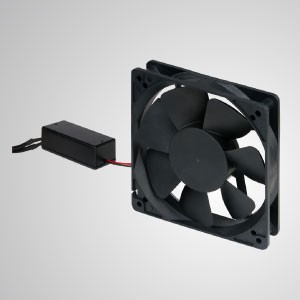 80% Enerji Tasarrufu için RPM Fonksiyonlu 110-270V EC Soğutma Sessiz Fanı