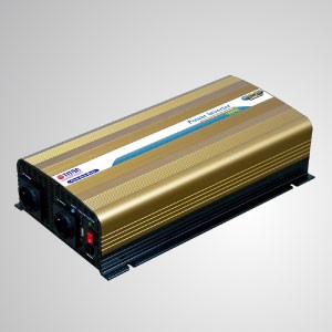 1000W Reiner Sinus-Wechselrichter 12V/24V Gleichstrom auf 230V Wechselstrom mit Fernbedienung und USB-Anschluss - TITAN 1000W Reiner Sinus-Wechselrichter mit USB-Anschluss, Gleichstromkabel und Fernbedienung