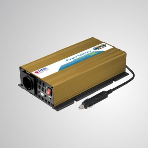 Inversor de corriente de onda sinusoidal pura de 150W 12V/24V DC a 230V AC con enchufe de encendedor de cigarrillos y puerto USB para automóvil - Inversor de corriente de onda sinusoidal pura TITAN de 150W con puerto USB