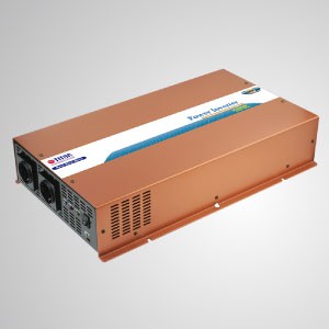 Inversor de corriente de onda sinusoidal pura de 2500W de 12V/24V CC a 240V CA / Interruptor de transferencia instantánea - TITAN Inversor de corriente de onda sinusoidal pura de 2500W con cable de CC y control remoto y interruptor de transferencia instantánea. Cuenta con un interruptor de transferencia de CA instantáneo, puede convertir CC a CA en 10 minutos