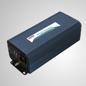 Inversor de Onda Sinusoidal Modificada de 2500W 12V/24V DC a 230V AC con Control Remoto y Puerto USB