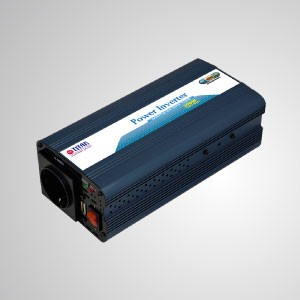 Inversor de corriente de onda sinusoidal modificada de 300W 12V DC a 230V AC con puerto USB Adaptador para coche