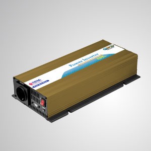 600W Reiner Sinus-Wechselrichter 12V/24V Gleichstrom auf 230V Wechselstrom mit USB-Anschluss Autoladegerät - TITAN 600W Reiner Sinus-Wechselrichter mit USB-Anschluss