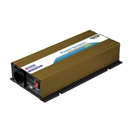 TITAN 600W 12V/24V DC Saf Sinüs Dalga Güç invertörü USB bağlantı noktası ile