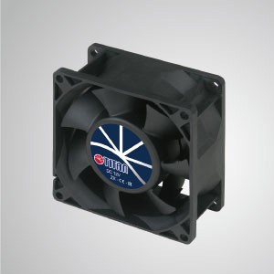 12V DC Yüksek Statik Basınçlı Soğutma Fanı / 80mm - TITAN yüksek statik basınçlı fanın 3 özelliği: Yüksek statik basınç, yüksek hava akışı, uzun letch uzunluğu.