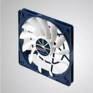 12V DC 0.2A Kühlventilator mit extrem leiser niedriger Geschwindigkeitsregelung / 120mm x 120mm x 15mm - "3 extreme" Funktionen: Extrem leise, extrem niedrige Geschwindigkeit und extrem niedriger Stromverbrauch.