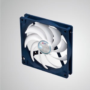 12V DC IP55 Waterdichte / Stofdichte Behuizingsventilator / 140mm - TITAN- IP55 waterdichte en stofdichte koelventilator is geschikt voor vochtige/stoffige omgevingen of precisie-instrumenten.