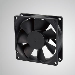 DC Cooling Fan with 80mm x 80mm x 25mm Series - TITAN- DC Cooling Fan with 80mm x 80mm x 25mm fan, provides versatile types for user's need.
