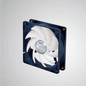Ventilateur de refroidissement de boîtier étanche / anti-poussière 12V CC IP55 / 92mm - TITAN - Le ventilateur de refroidissement IP55 étanche et anti-poussière est adapté pour un environnement humide/poussiéreux ou des instruments précis.