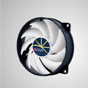 Ventilateur de refroidissement 12V DC 0.24A avec contrôle de vitesse extrêmement silencieux / 95mm x 95mm x 25mm - "3 caractéristiques extrêmes" : silence extrême, vitesse extrêmement basse et consommation d'énergie extrêmement faible.