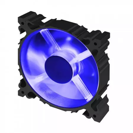 Bu LED soğutma fanı, Aurora, yüksek değerli alüminyum çerçeve ve 120mm sessiz 7 kanatlı fan ile parlak ancak düşük profilli bir soğutma performansı sunar.
