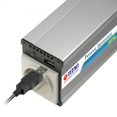 With USB Port adapter
