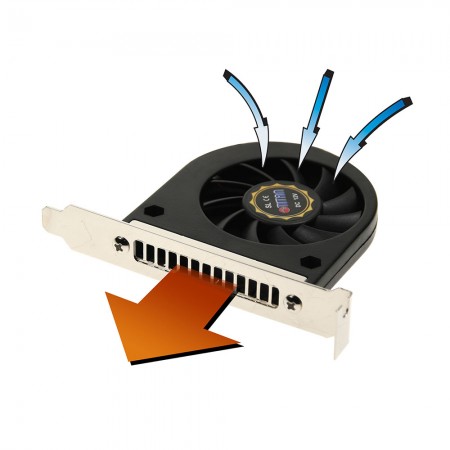 L'illustration du débit d'air du ventilateur de refroidissement à soufflerie système