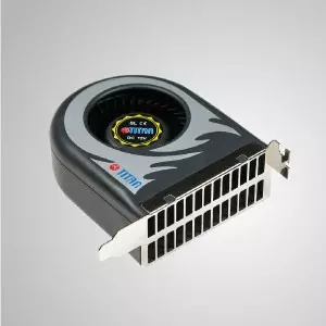 12V DC-systeemblower koelventilator (dubbele grootte ventilator)- 111mm x 91mm x 38mm - TITAN- DC-systeemblower koelventilator met 111 x 91 x 38mm ventilator (dubbele grootte ventilator), verlengt de levensduur en betrouwbaarheid van het computersysteem.