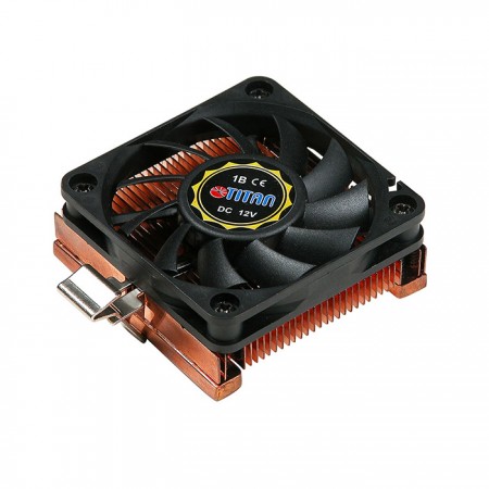 CPU air cooler with 60x 60 x 10mm square frame fan and copper soldering cooling fins