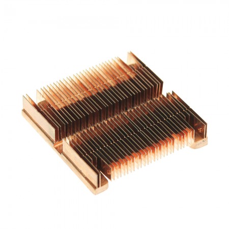 Pure copper soldering fins cooler