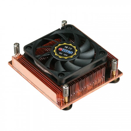CPU air cooler with 60mm Square frame fan and copper soldering cooling fins